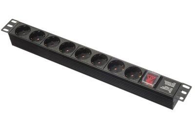 ���� ������� 19", 1U, 8 �������, 2�+� ��� ����� �������